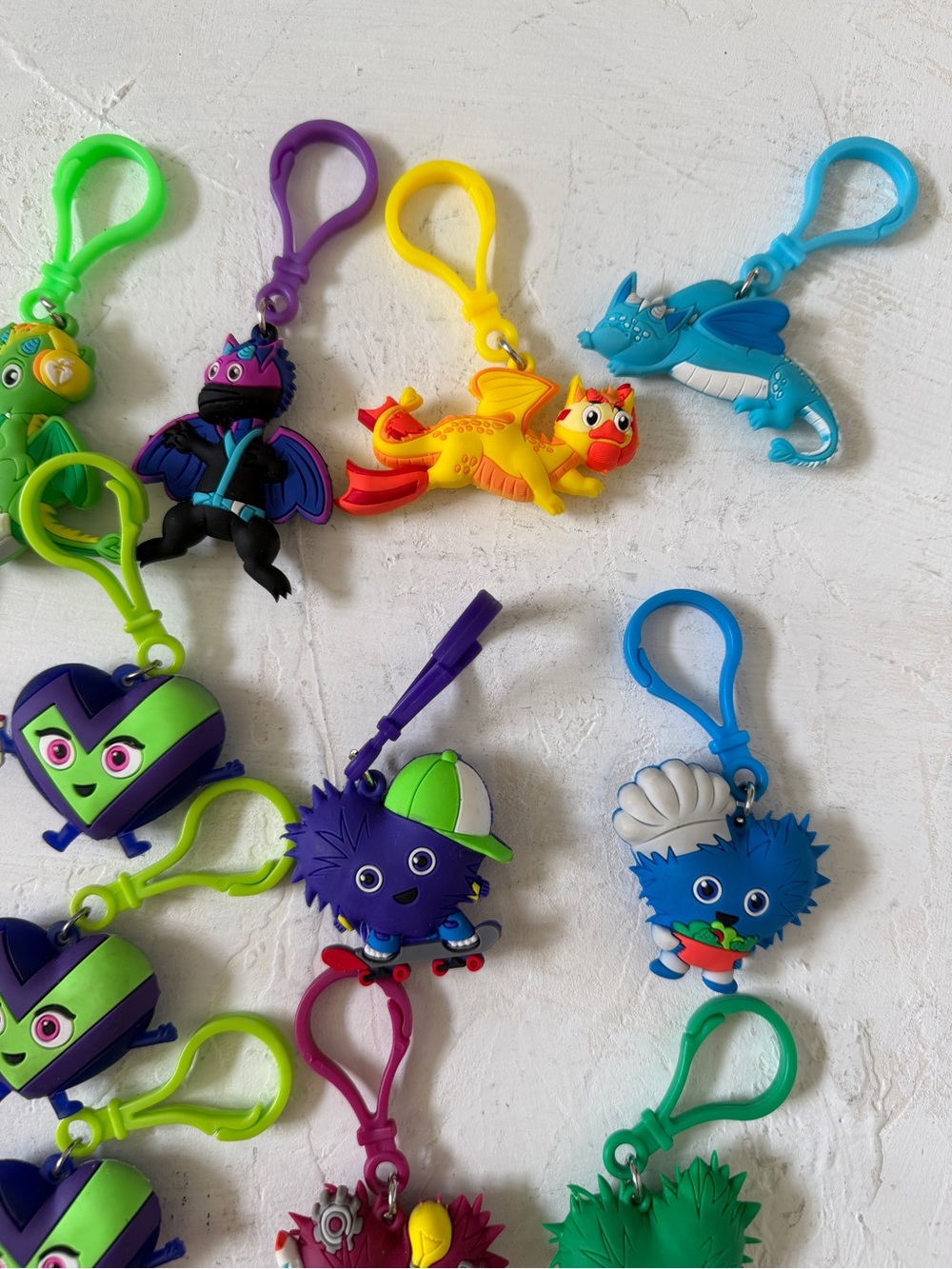 American Heart Challenge Keychain Ducks Heart Dinosaur - Picture 3 of 9